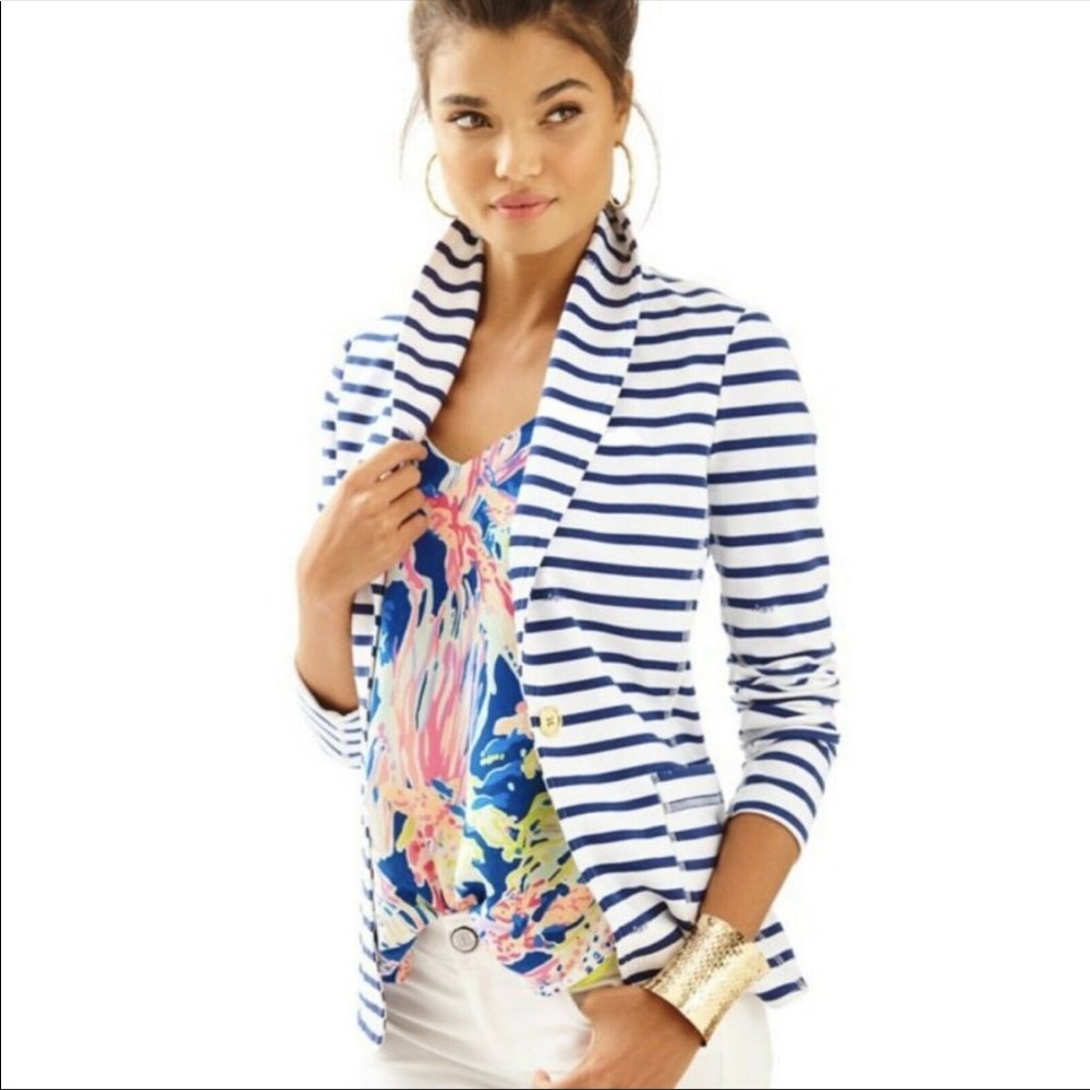 Lilly Pulitzer striped blazer